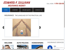 Tablet Screenshot of efsullivaninsurance.com